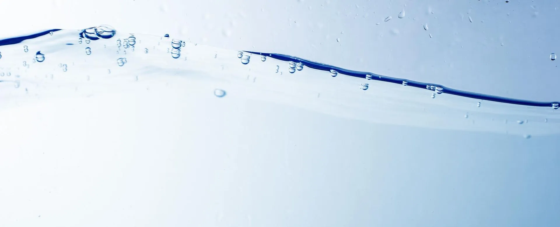 Clean water flowing